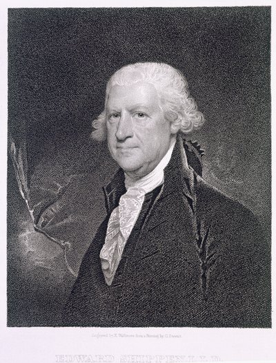 Edward Shippen (1729-1806) graviert von Edward Wellmore von Gilbert Stuart